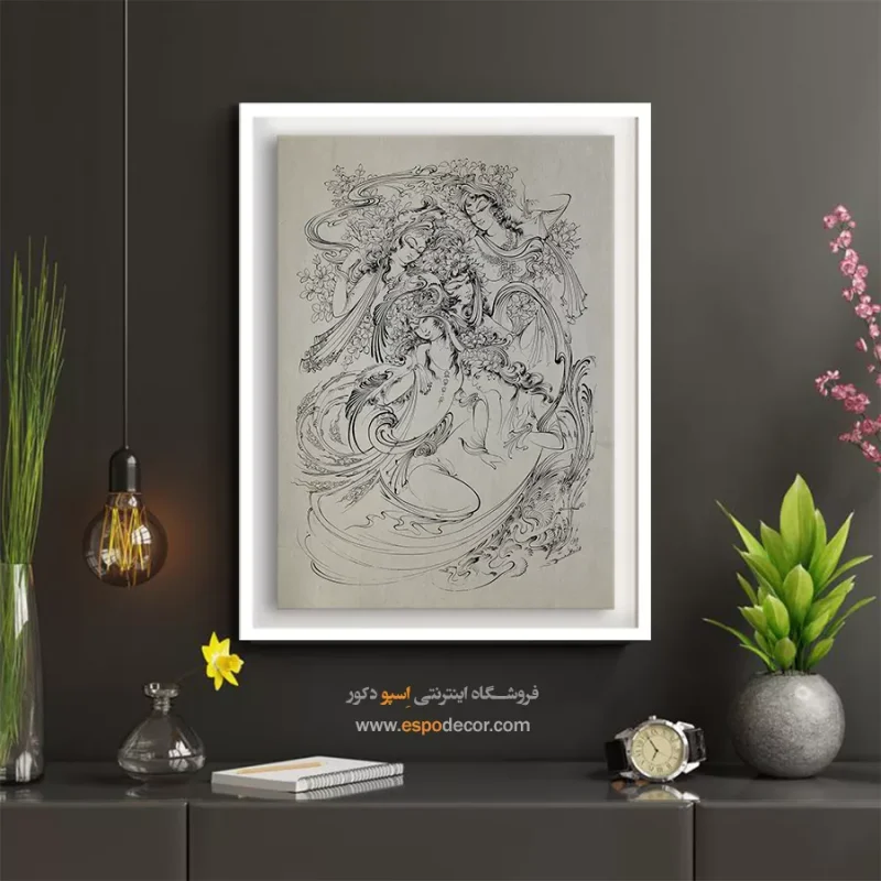 تابلو پری‌وشان اثر استاد فرشچیان,خرید تابلو