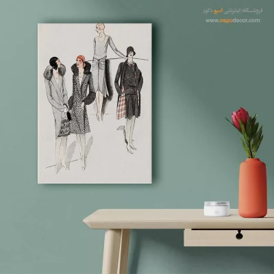 تابلو دکوراتیو فشن فانتزی برای سالن زیبایی