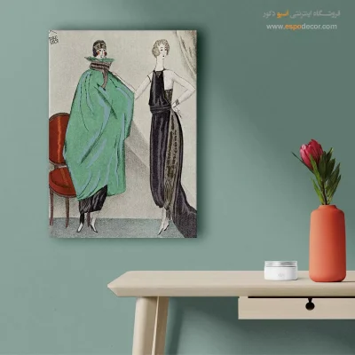 تابلو دخترانه فشن مدرن برای دیوار اتاق