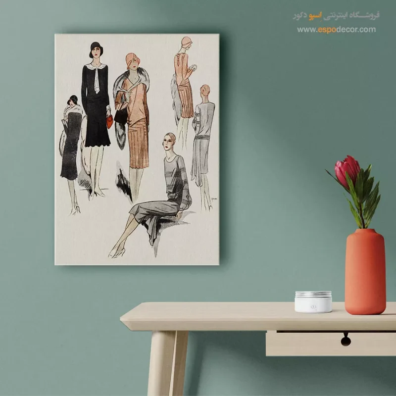 تابلو مد و فشن خاص برای فضاهای شیک