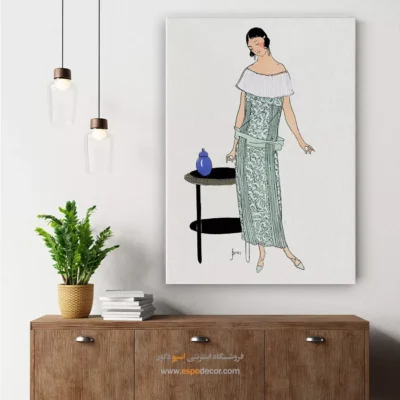 تابلو مانکن برای فضاهای شیک - عصر جاز – تابلو فشن - اسپو دکور