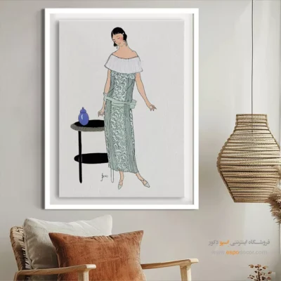 تابلو مانکن برای فضاهای شیک - عصر جاز – تابلو فشن - اسپو دکور