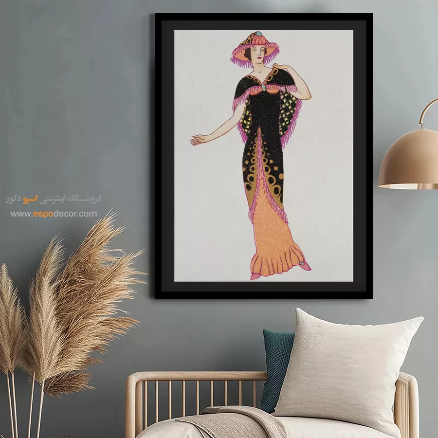 تابلو با کیفیت چاپ بالا برای علاقهمندان به مد - برش ظریف – تابلو فشن - اسپو دکور