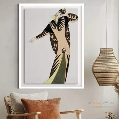 تابلو فشن برای طراحان لباس - لباس لوله ای بلند – تابلو فشن - اسپو دکور