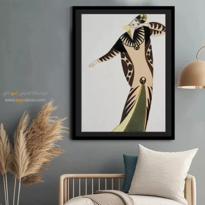 تابلو فشن برای طراحان لباس - لباس لوله ای بلند – تابلو فشن - اسپو دکور