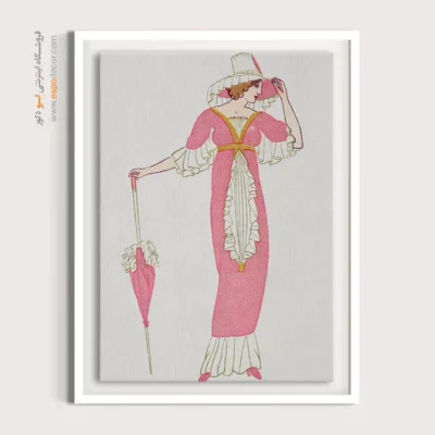 تابلو دخترانه فشن مدرن برای سالن زیبایی - نمایش مد وین – تابلو فشن - اسپو دکور