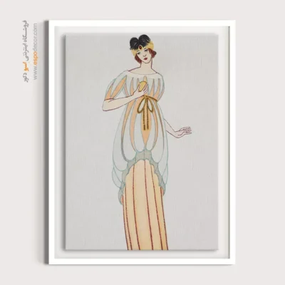 تابلو استایل خیابانی برای اتاق دخترانه - بلند تا قوزک – تابلو فشن - اسپو دکور