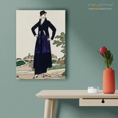 تابلو ژورنال مد رنگی برای اتاق خواب مدرن