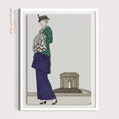 تابلو فشن دخترانه فانتزی برای اتاق خواب مدرن - ارزش لباس شب – تابلو فشن - اسپو دکور