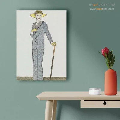تابلو دخترانه فشن لاکچری برای اتاق خواب مدرن