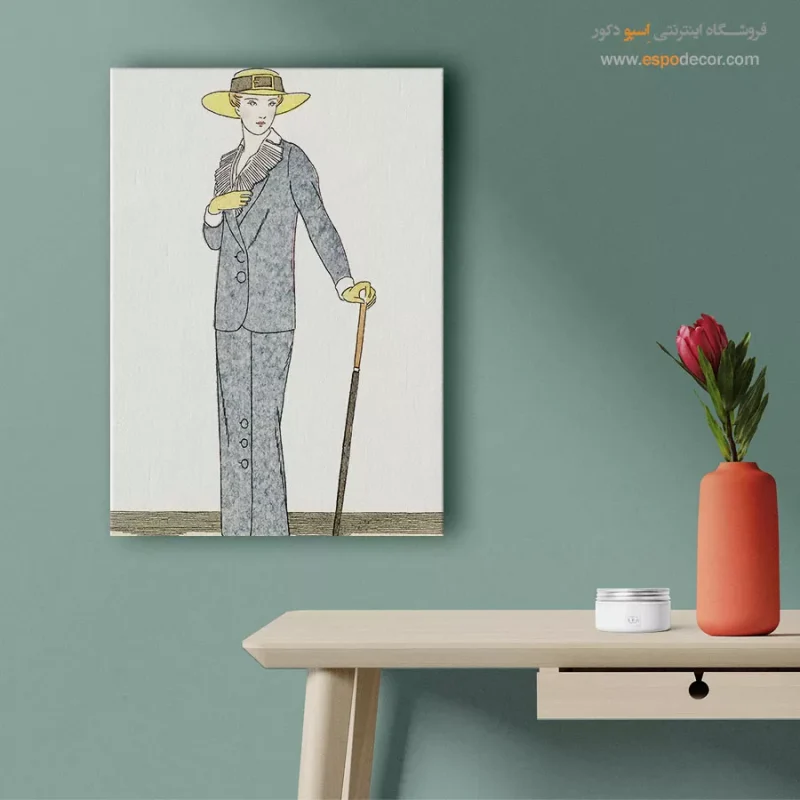 تابلو دخترانه فشن لاکچری برای اتاق خواب مدرن
