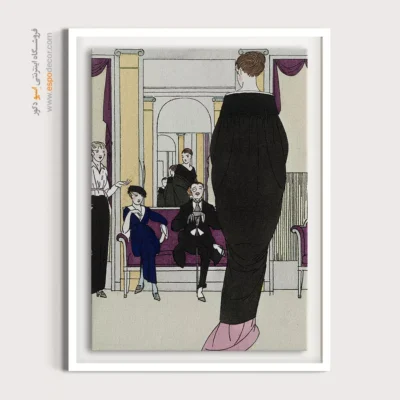 تابلو ژورنال مد برای فضاهای شیک - انتخاب دشوار – تابلو فشن - اسپو دکور