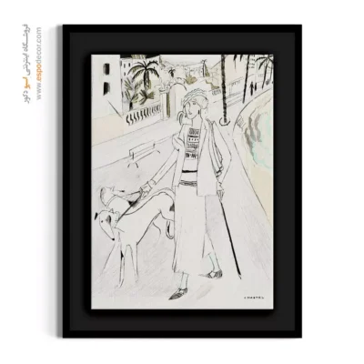 تابلو لباس شیک برای اتاق خواب مدرن - کن – تابلو فشن - اسپو دکور