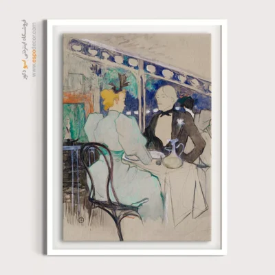 تابلو ژورنال مد لاکچری برای اتاق خواب مدرن - افراد شیک پوش – تابلو فشن - اسپو دکور