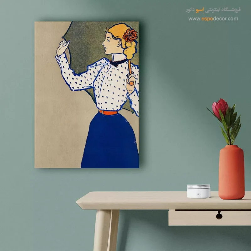 تابلو فشن زنانه برای دیوار پذیرایی