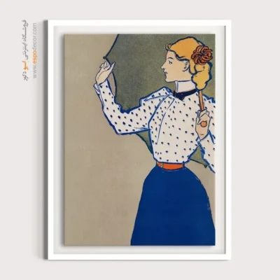 تابلو فشن زنانه برای دیوار پذیرایی - ظرافت 1900 – تابلو فشن - اسپو دکور