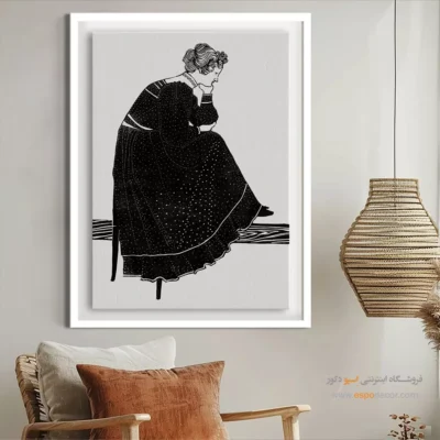 تابلو فشن خاص برای اتاق دخترانه - پرتره کوبا – تابلو فشن - اسپو دکور