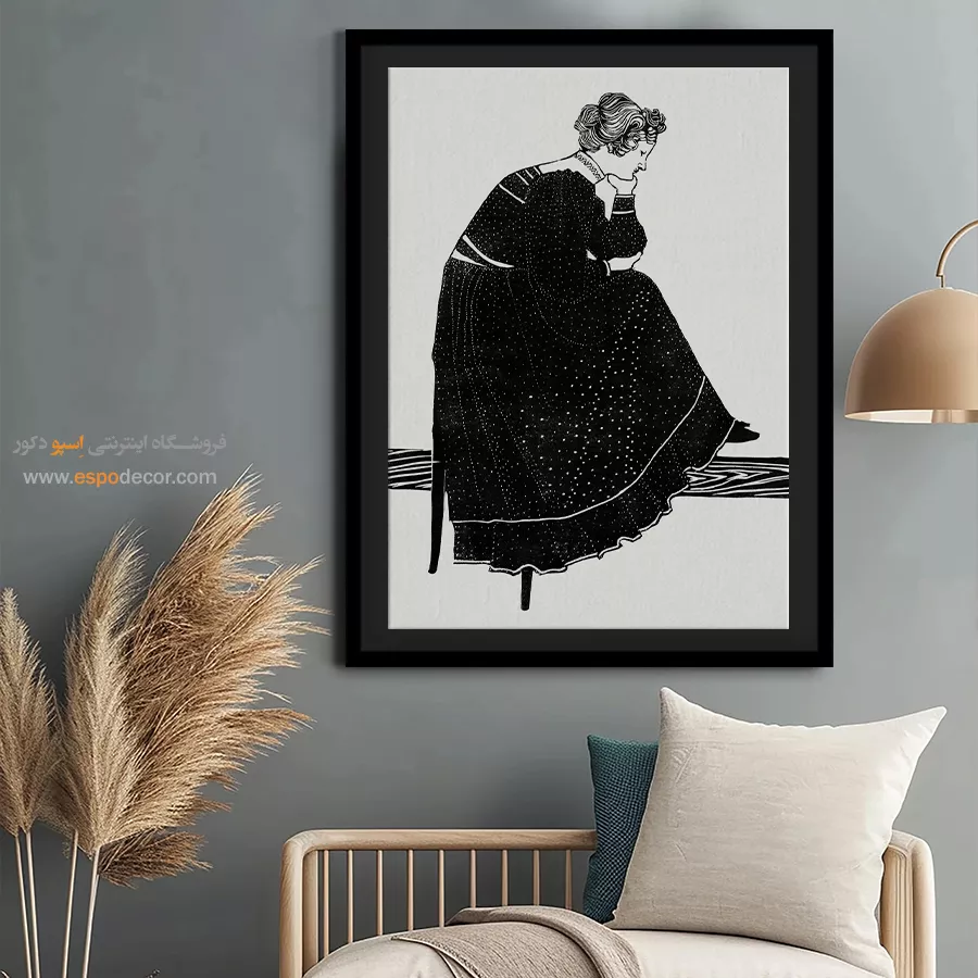 تابلو فشن خاص برای اتاق دخترانه - پرتره کوبا – تابلو فشن - اسپو دکور