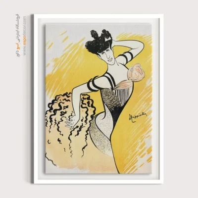 تابلو لباس خاص برای طراحی داخلی - لوئیز بالتی – تابلو فشن - اسپو دکور