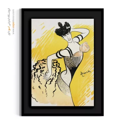 تابلو لباس خاص برای طراحی داخلی - لوئیز بالتی – تابلو فشن - اسپو دکور