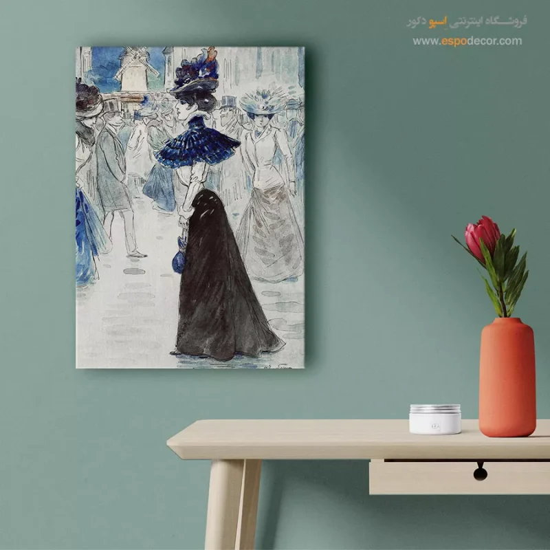 تابلو مانکن لاکچری برای اتاق نوجوان