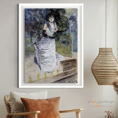 تابلو طراحی لباس زنانه برای علاقه‌مندان به مد - آواز می خواند – تابلو فشن - اسپو دکور