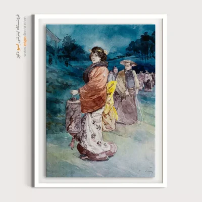 تابلو هنر فشن خلاقانه برای دیوار اتاق - صف شخصیت ها – تابلو فشن - اسپو دکور