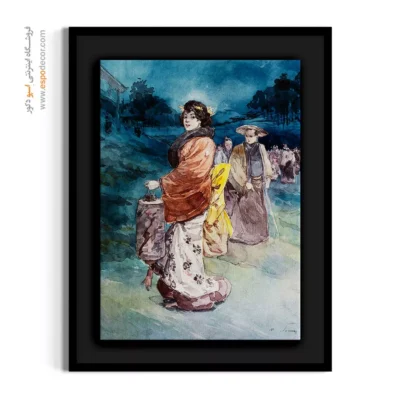 تابلو هنر فشن خلاقانه برای دیوار اتاق - صف شخصیت ها – تابلو فشن - اسپو دکور