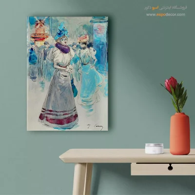 تابلو مدرن کلاسیک برای اتاق خواب مدرن