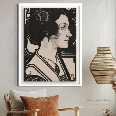 تابلو فشن برای دکور خانه - سر یک زن – تابلو فشن - اسپو دکور