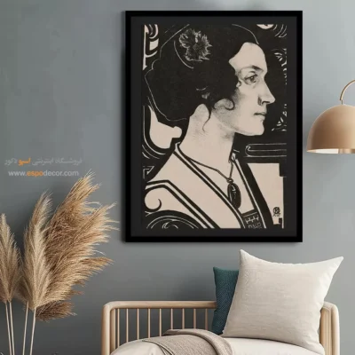 تابلو فشن برای دکور خانه - سر یک زن – تابلو فشن - اسپو دکور