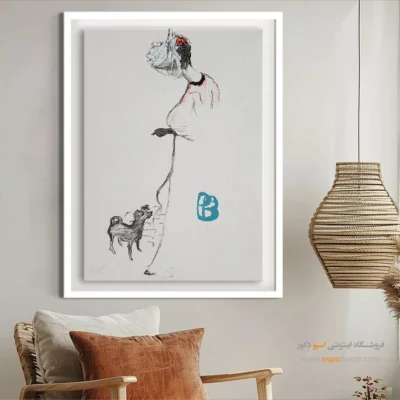 تابلو استایل خیابانی کلاسیک برای طراحی داخلی - سالن صد – تابلو فشن - اسپو دکور