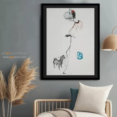 تابلو استایل خیابانی کلاسیک برای طراحی داخلی - سالن صد – تابلو فشن - اسپو دکور