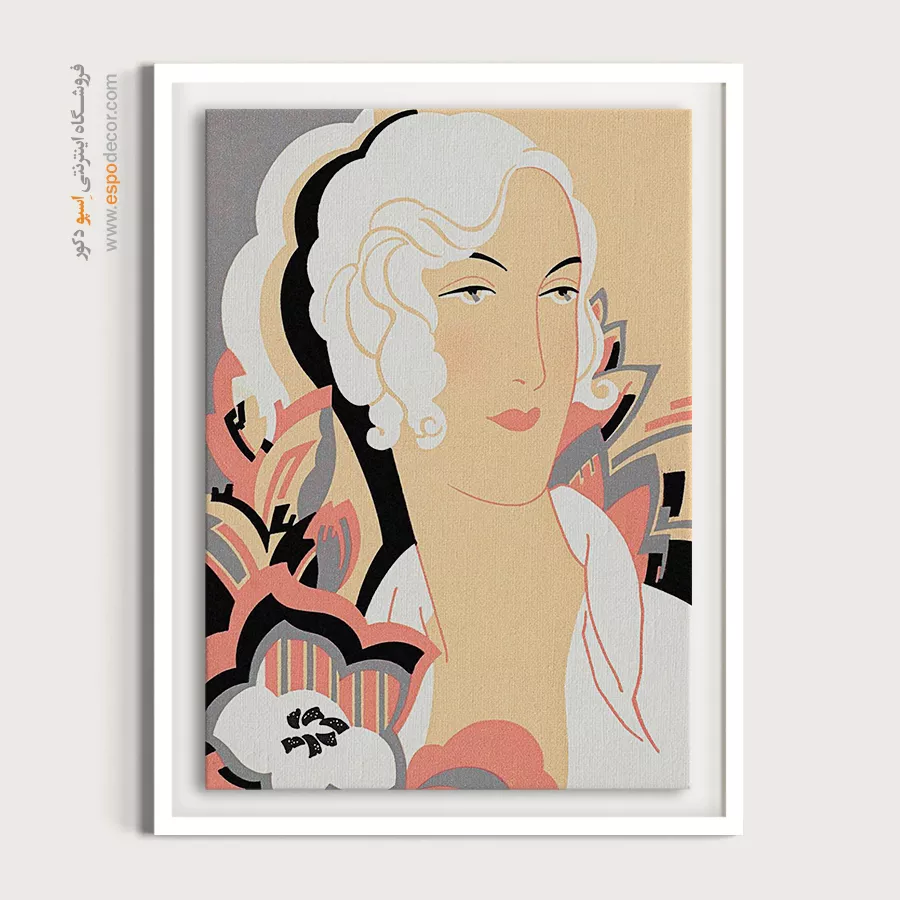 تابلو شو لباس خلاقانه برای اتاق دخترانه - روی جلد مجله مد – تابلو فشن - اسپو دکور