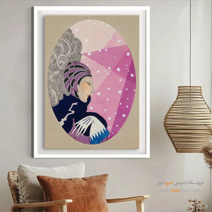 تابلو runway خلاقانه برای اتاق نوجوان - جلد مجله مد (1926) – تابلو فشن - اسپو دکور