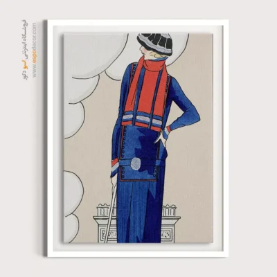 تابلو دکوراتیو فشن با کیفیت چاپ بالا برای فضاهای شیک - لباس پشمی – تابلو فشن - اسپو دکور