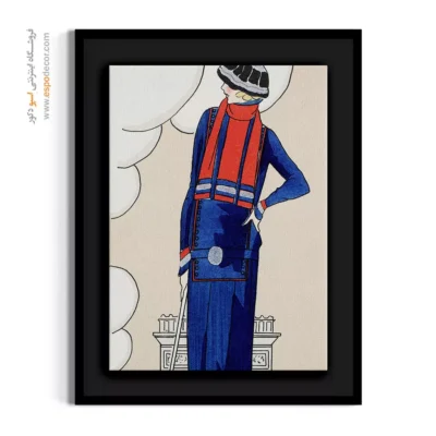 تابلو دکوراتیو فشن با کیفیت چاپ بالا برای فضاهای شیک - لباس پشمی – تابلو فشن - اسپو دکور