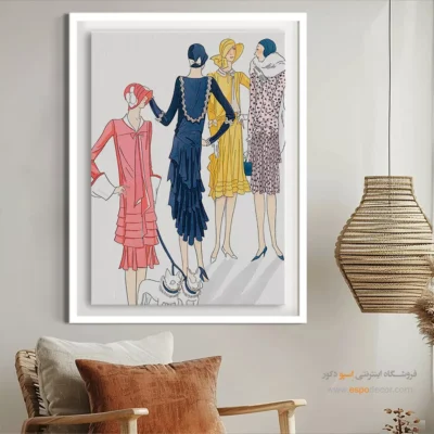 تابلو کلاسیک برای کادو تولد - تابلو بوم فشن - اسپو دکور