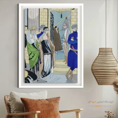 تابلو ژورنال مد رنگی برای بوتیک لباس - زنان خلاق – تابلو فشن - اسپو دکور