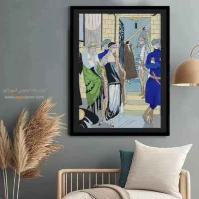 تابلو ژورنال مد رنگی برای بوتیک لباس - زنان خلاق – تابلو فشن - اسپو دکور