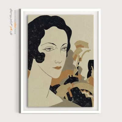 تابلو لاکچری برای دکوراسیون - جلد مجله مد 1920 – تابلو فشن - اسپو دکور