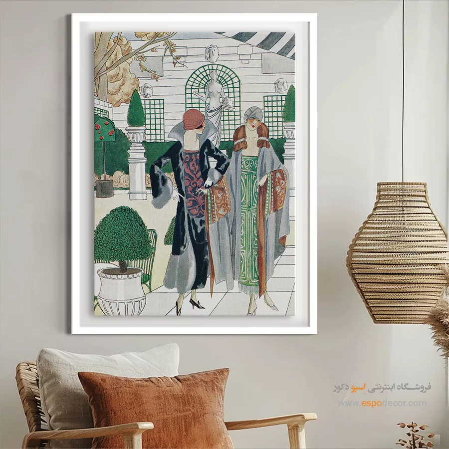 تابلو خاص برای دکوراسیون - باغ زمستانی – تابلو فشن - اسپو دکور