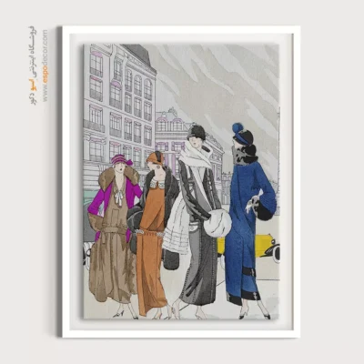 خرید تابلو برای علاقهمندان به مد - پل تروکس – تابلو فشن - اسپو دکور