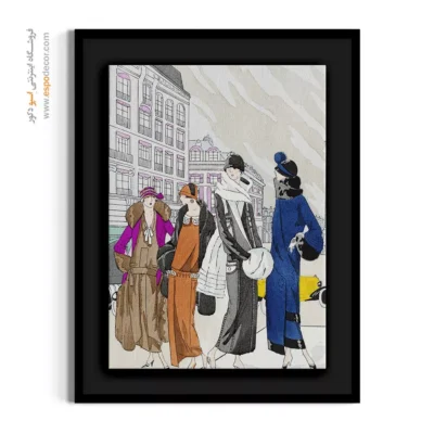 خرید تابلو برای علاقه‌مندان به مد - پل تروکس – تابلو فشن - اسپو دکور