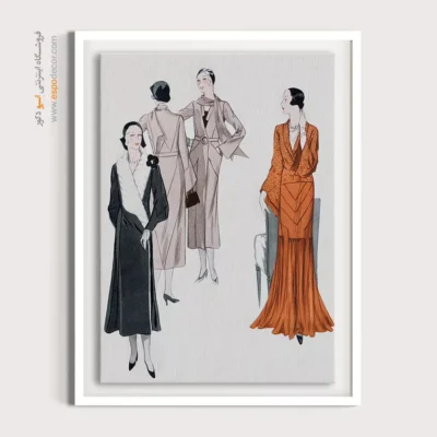 تابلو مانکن زن فانتزی برای اتاق دخترانه - زیبایی – تابلو فشن - اسپو دکور