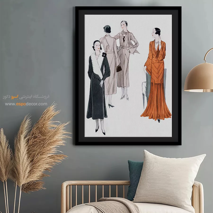 تابلو مانکن زن فانتزی برای اتاق دخترانه - زیبایی – تابلو فشن - اسپو دکور