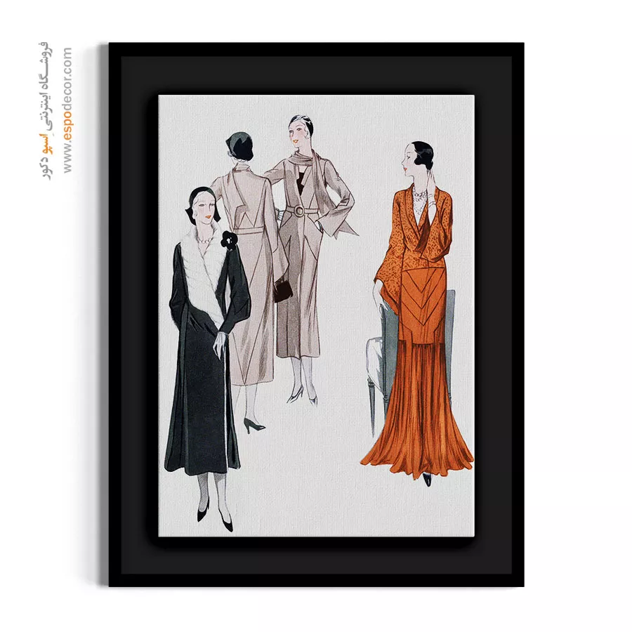 تابلو مانکن زن فانتزی برای اتاق دخترانه - زیبایی – تابلو فشن - اسپو دکور