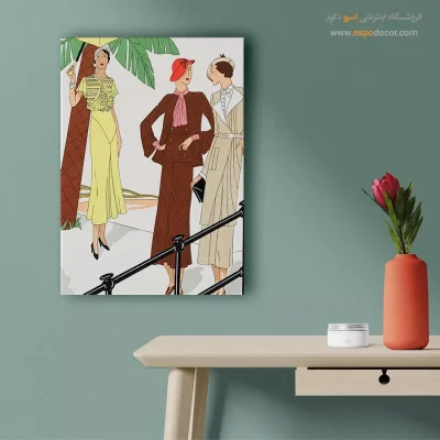 تابلو طراحی لباس زنانه دخترانه برای اتاق نوجوان