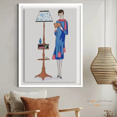 تابلو مانکن زن کلاسیک برای مزون - خانه مد بییر – تابلو فشن - اسپو دکور