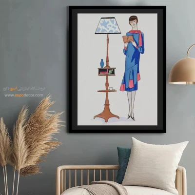 تابلو مانکن زن کلاسیک برای مزون - خانه مد بییر – تابلو فشن - اسپو دکور